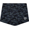 Kids Pullover Puff, Navy Camo - Scarves - 1 - thumbnail