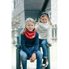 Kids Pullover Puff, Red - Scarves - 2