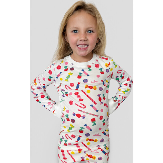 Holiday Candy Long Sleeve Pajamas, Multi - Pajamas - 2