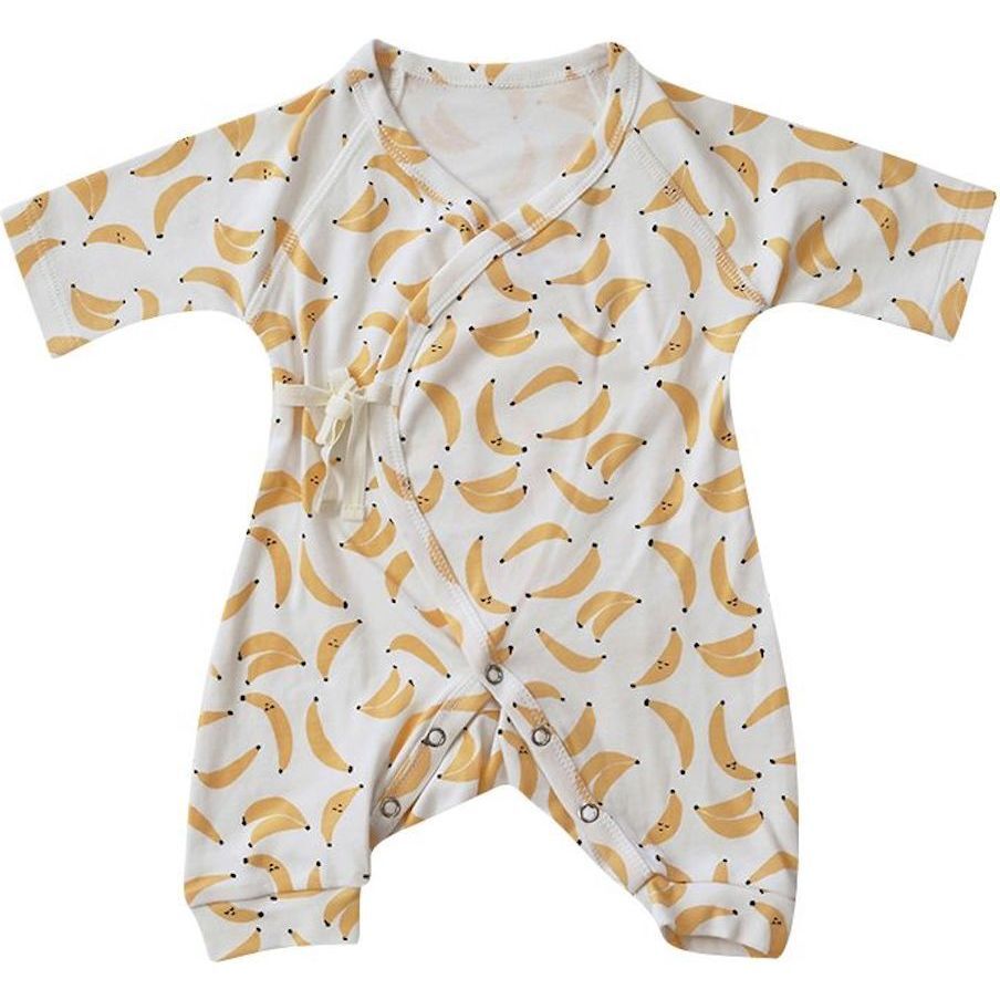 Banana  Kimono Onesie, Yellow - Onesies - 1