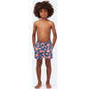 Citrus Swim Trunk, Blue & Rouge - Swim Trunks - 2
