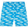 Fish Swim Trunk, Striped Blue - Swim Trunks - 2