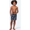 Lollies Swim Trunk, Blue & Lime - Swim Trunks - 3