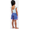 Girls Flamingo Swim Trunk, Rose & Blue - Swim Trunks - 3