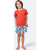 Short Sleeve Rash Vest, Red - Rash Guards - 3