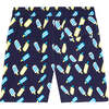 Men's Lollies Swim Trunk, Blue & Lime - Swim Trunks - 2