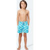 Fish Swim Trunk, Striped Blue - Swim Trunks - 3