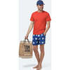 Men's Short Sleeve T-Shirt, Orange - T-Shirts - 2