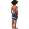 Lollies Swim Trunk, Blue & Lime - Swim Trunks - 4