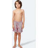 Coral Swim Trunk, Blue & Orange - Swim Trunks - 2