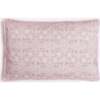 Monogrammed Bird's Song Toddler Pillow, Pink - Pillows - 1 - thumbnail