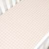 Picnic Gingham Crib Sheet,Pink - Crib Sheets - 1 - thumbnail