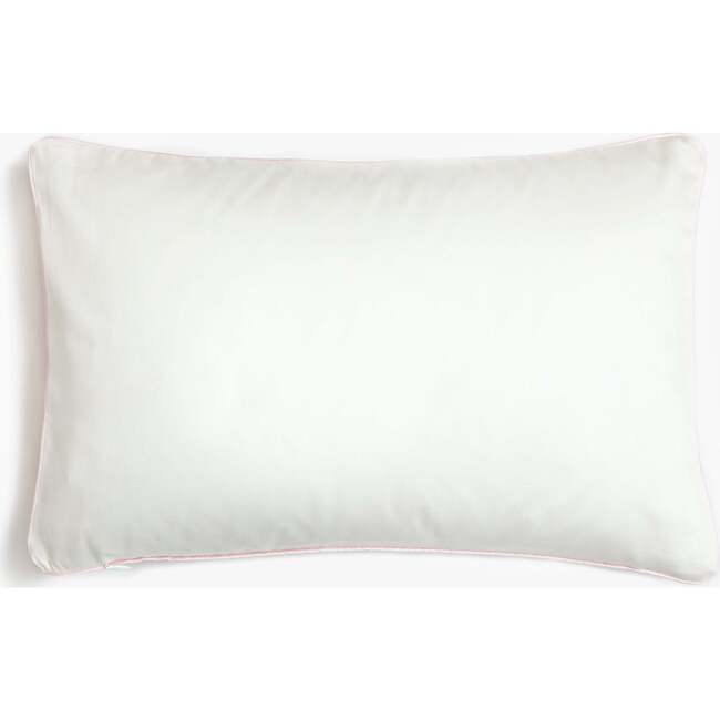 Monogrammed Bird's Song Toddler Pillow, Pink - Pillows - 2