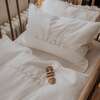 Monogrammed Solid Toddler Pillow,White - Pillows - 3