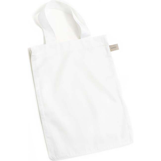 Monogrammed Solid Baby Duvet, White - Duvet Sets - 3