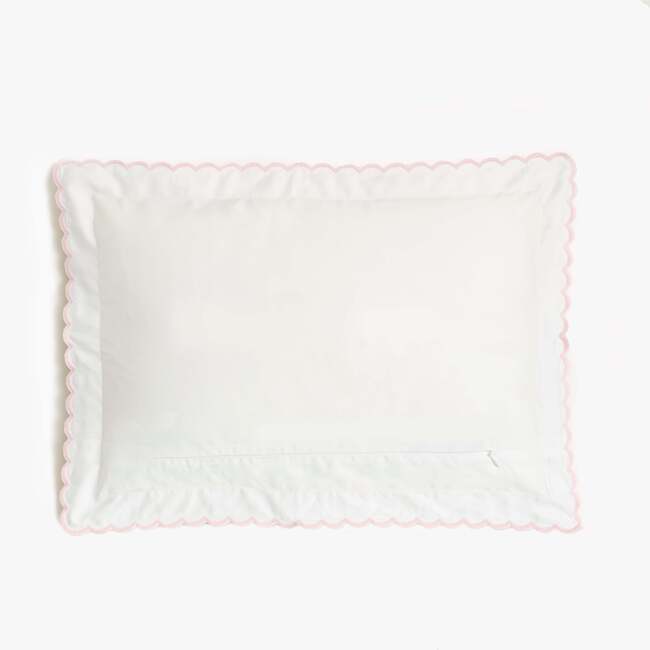 Picnic Gingham Toddler Pillow, Pink - Pillows - 2