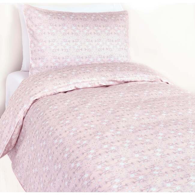 Bird's Song Twin Set,Pink - Duvet Sets - 2