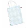 Monogrammed Picnic Gingham Toddler Pillow, Blue - Pillows - 3