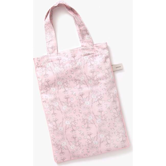 Monogrammed Bird's Song Toddler Pillow, Pink - Pillows - 3