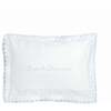 Monogrammed Picnic Gingham Toddler Pillow, Blue - Pillows - 4