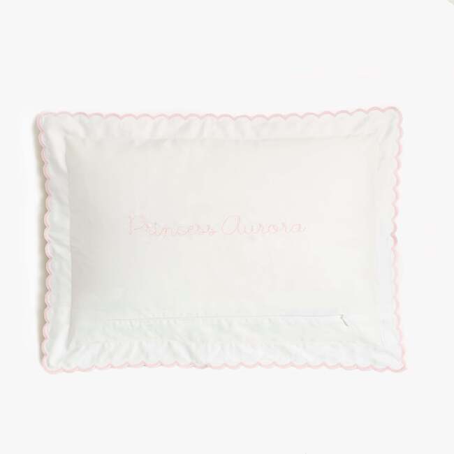 Picnic Gingham Toddler Pillow, Pink - Pillows - 3