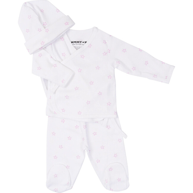 Tiny Stars Take Me Home Set, Light Pink - Mixed Apparel Set - 1