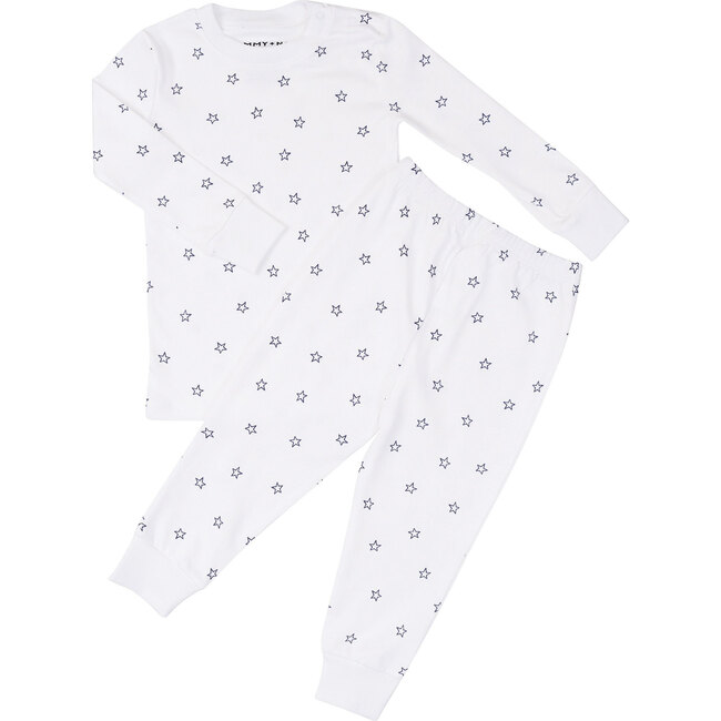 Tiny Stars Pajama Set, Navy