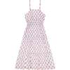 Women's Emilie Maxi Strappy Sundress Flower, Pink - Dresses - 1 - thumbnail