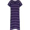 Women's Capucine Maxi Caftan Embroidered Dress, Navy - Cover-Ups - 1 - thumbnail