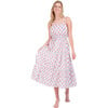 Women's Emilie Maxi Strappy Sundress Flower, Pink - Dresses - 2