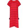 Women's Capucine Maxi Caftan Embroidered Dress, Red - Cover-Ups - 1 - thumbnail