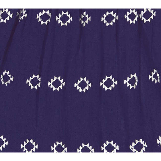 Daphne Flutter Sleeve Dress, Navy - Dresses - 2