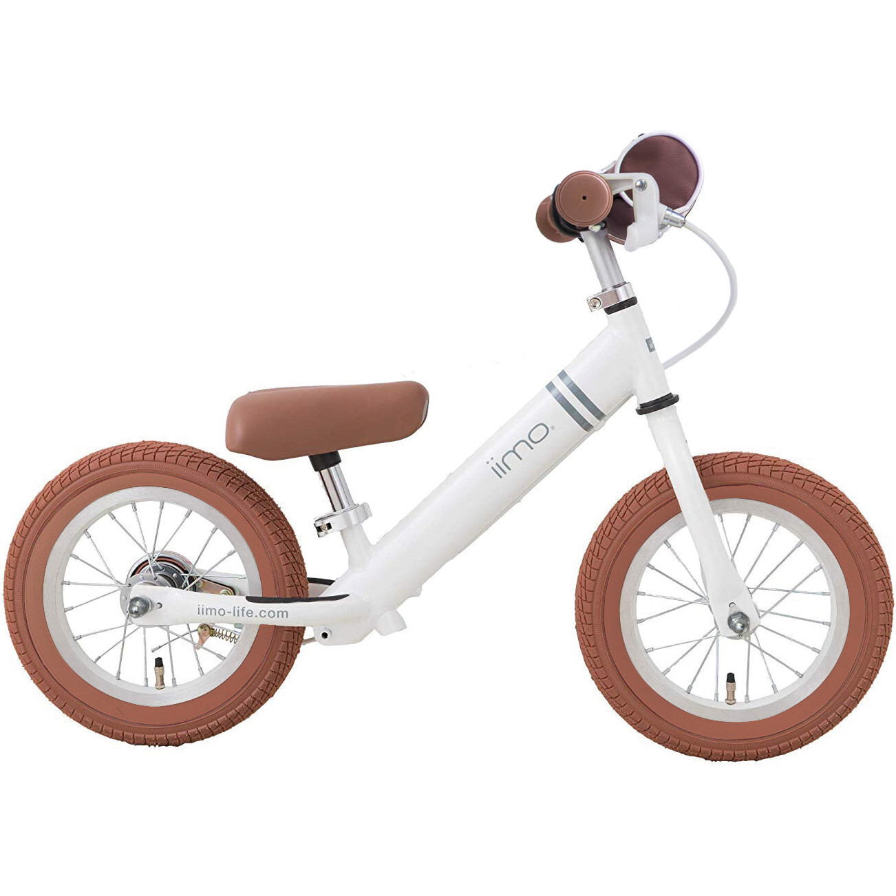 12" Balance Bike (Alloy) - White - Ride-Ons - 1