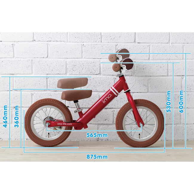 12" Balance Bike (Alloy) - Red - Ride-Ons - 4