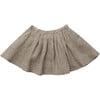 Knock Down Mini Check Ginger Skirt, Black & White - Skirts - 1 - thumbnail