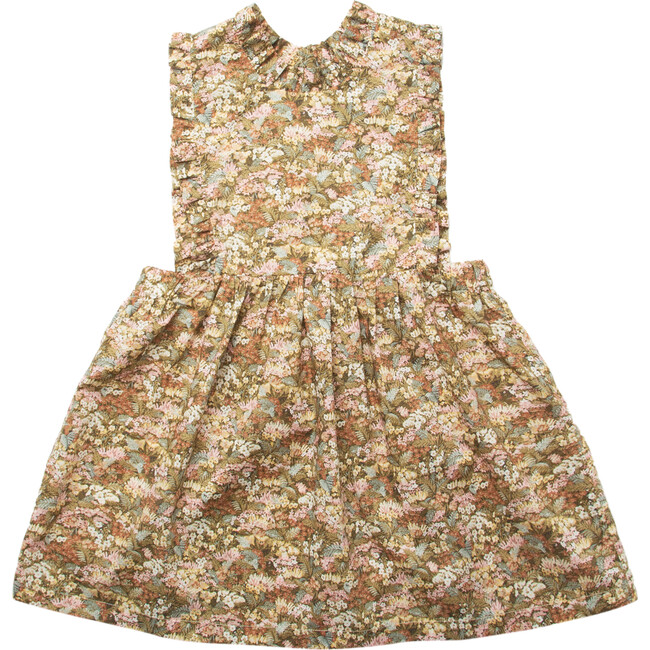 Marlow Evelyn Liberty Print Pinafore, Beige