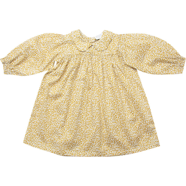 Marbles Feather Meadow Liberty Print Dress, Yellow