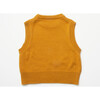 Leap Frog Knit Gilet Boxy Vest, Mustard - Vests - 2