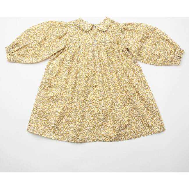 Marbles Feather Meadow Liberty Print Dress, Yellow - Dresses - 2