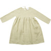 Hopscotch Mini Check Raglan Sleeve Dress, Pistachio - Dresses - 1 - thumbnail