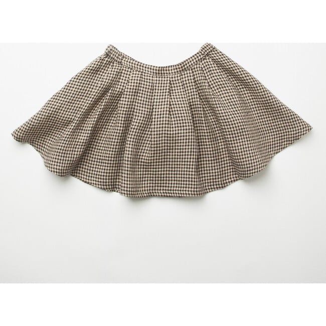 Knock Down Mini Check Ginger Skirt, Black & White - Skirts - 4