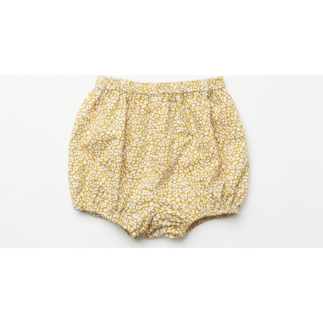 Marbles Feather Meadow Liberty Print Dress & Skipping Bloomer Set, Yellow - Dresses - 4