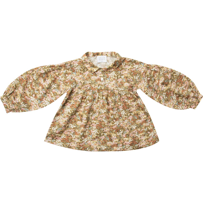 Duck, Duck, Goose Connie Evelyn Liberty Print Blouse, Beige