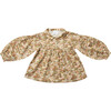 Duck, Duck, Goose Connie Evelyn Liberty Print Blouse, Beige - Blouses - 1 - thumbnail