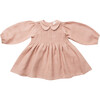 Draughts Striped Smocked Yoke Dress, Dusty Rose - Dresses - 1 - thumbnail