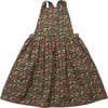 Conkers Vita Liberty Print Pinafore, Brown - Dresses - 1 - thumbnail