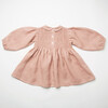 Draughts Striped Smocked Yoke Dress, Dusty Rose - Dresses - 3