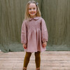 Draughts Striped Smocked Yoke Dress, Dusty Rose - Dresses - 5