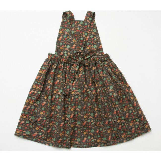 Conkers Vita Liberty Print Pinafore, Brown - Dresses - 6