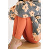 Flower Power Fleece Jacket, Melon - Jackets - 3